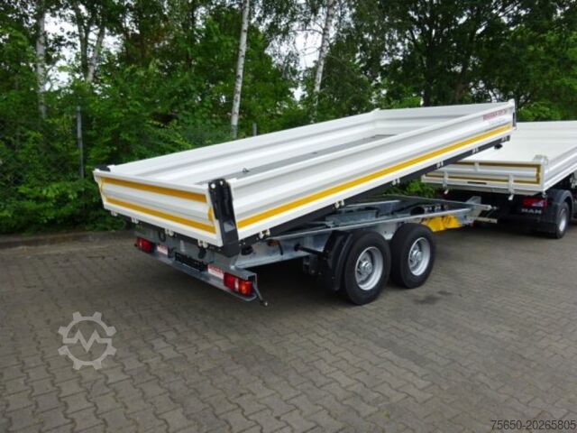ডাম্পার ট্রেলার Möslein TTD 11 Weiß  neuer Tandem 3- Seitenkipper Tieflader-- Neufahrzeug --