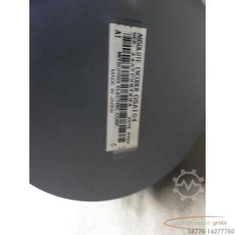 Mitsubishi engine Mitsubishi HA300NCB-S SPECK NO 78001 + Encoder OSA104 SN J4AVP3X7234 ungebr.