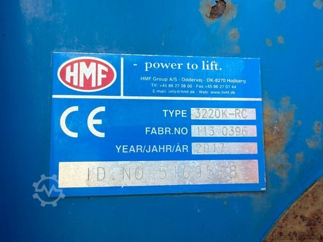 Gru montata su autocarro VOLVO FH 16.550 6x2*4 / Crane HMF 3220K4 Euro 6