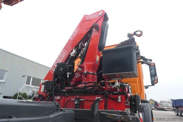 삼방향 덤프 트럭 MERCEDES-BENZ 1835 AK Arocs  4x4, Meiller, Fassi F135AC, Funk