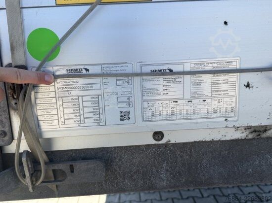 Semirremolque abierto con toldo SCHMITZ SCS-SCS BS/CURTAINSIDER