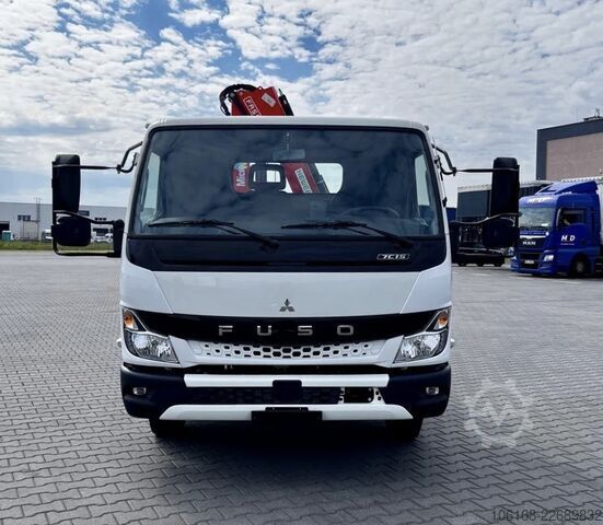เครนพร้อมกระบะดั๊มพ์ Fuso Canter 7C15 Fassi Kran 3-seiten Kipper