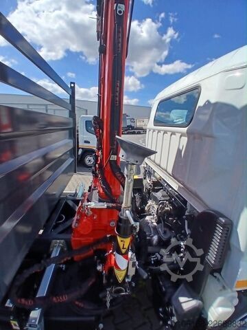 เครนพร้อมกระบะดั๊มพ์ Fuso Canter 7C15 Fassi Kran 3-seiten Kipper