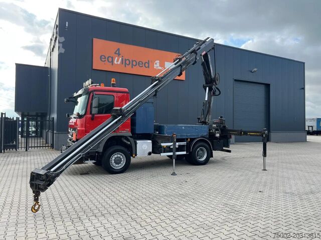 Camion cu macara Mercedes-Benz Actros 2046 4x4 / FULL SPRING / HIAB 288 EP 5 H...