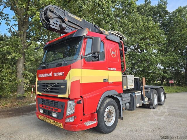 Tractora standard VOLVO FH500 / Holzkran Epsilon S270L / 70000 Kg GG