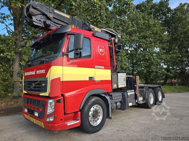 Tractora standard VOLVO FH500 / Holzkran Epsilon S270L / 70000 Kg GG
