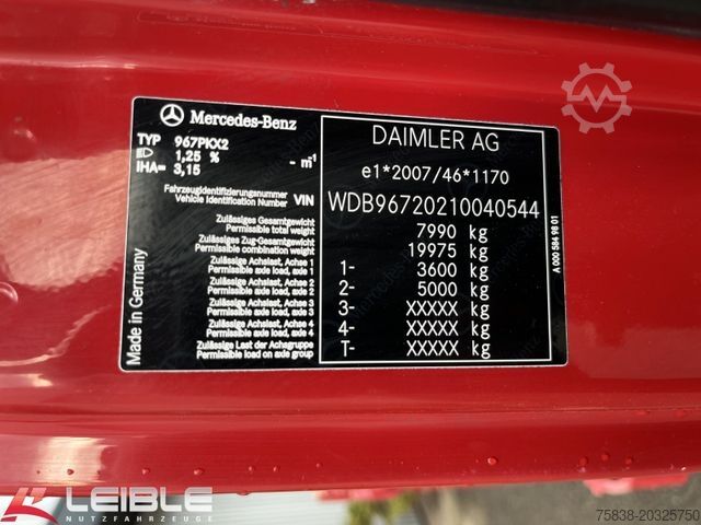 Dreiseitenkipper MERCEDES-BENZ Atego 818*Meiller*Klima*3 Sitzer*143 tkm*