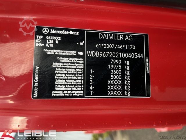Vyklápacia dodávka MERCEDES-BENZ Atego 818*Meiller*Klima*3 Sitzer*143 tkm*
