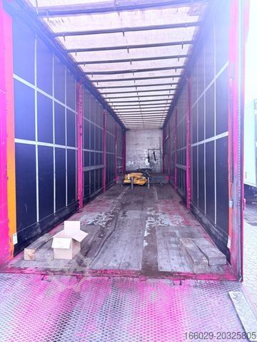 Nízkopodlažný náves MEUSBURGER 2-Achs-Gabelstaplertransporter Rampe Dhollandia