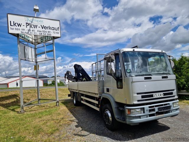رافعة مثبتة على شاحنة IVECO 120 E 23 Euro Cargo Kran Effer 110 Seil 16 m