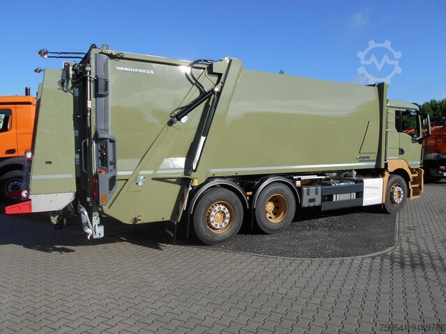 Camion dei rifiuti MAN TGS 26.360 6x2-4 BL / Faun Variopress