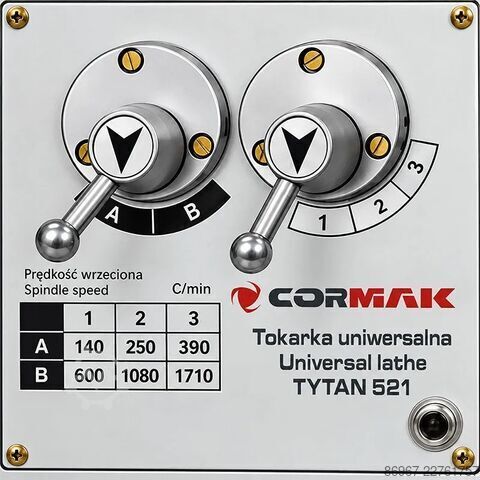 Universal lathe TYTAN 500 VARIO CORMAK TYTAN 521 (210x520)