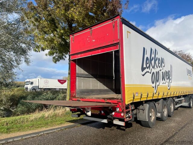 ผ้าใบกันน้ำแบบเลื่อน Tracon Trailers TO 3 Stuuras / Lift-as / Sluitende Laadklep / N...