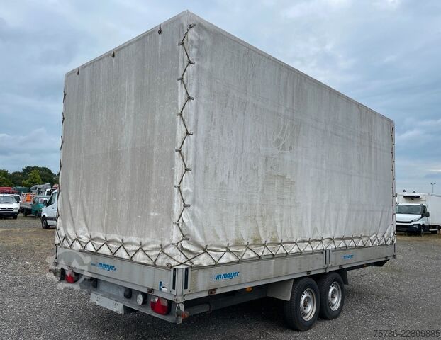 Remolque abierto con toldo WM MEYER HLC27 Pritsche Plane Tandemanhänger