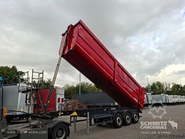 Semirimorchio ribaltabile Schmitz Cargobull Kipper Stahlrundmulde 53m³
