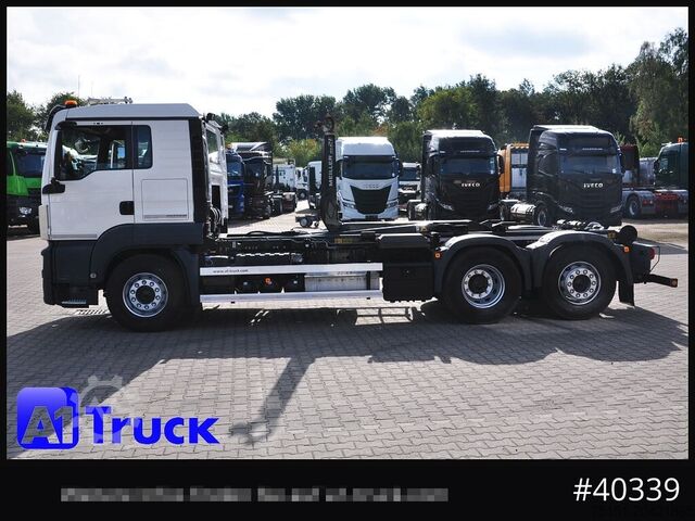 شاحنة قلّابة بذراع تحميل متحرك MAN TGS 26.470 BL 6x2,  Meiller, Funk, Lenkachse,