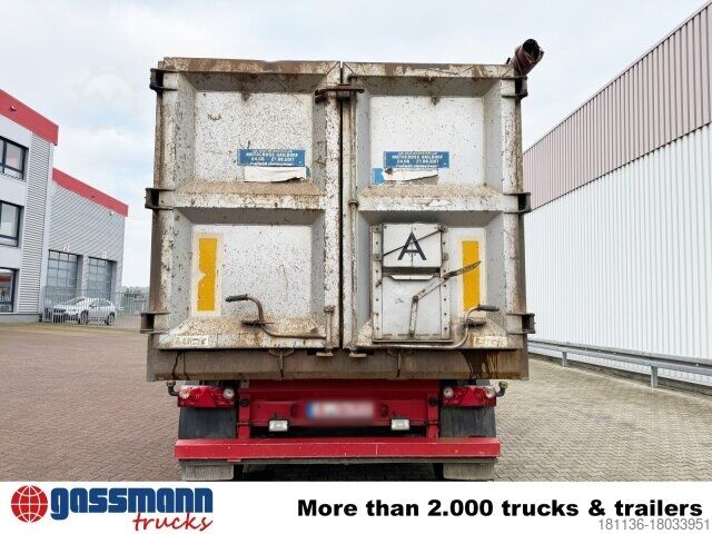 Sơ mi rơ moóc ben LÜCK SKF 35, Stahlmulde ca. 37m³, Liftachse