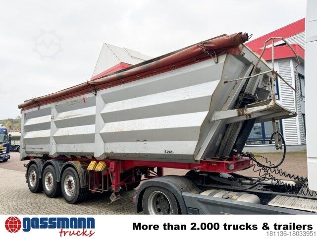 Sơ mi rơ moóc ben  LÜCK SKF 35, Stahlmulde ca. 37m³, Liftachse