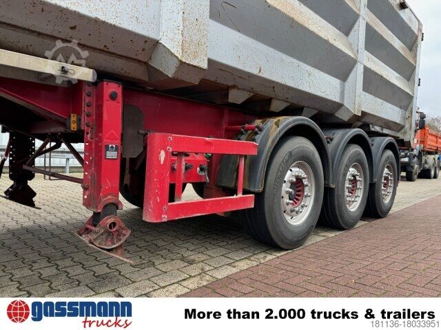 Sơ mi rơ moóc ben  LÜCK SKF 35, Stahlmulde ca. 37m³, Liftachse