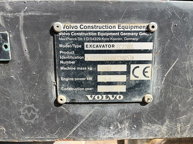 Excavadora de cadenas Volvo EC220DL