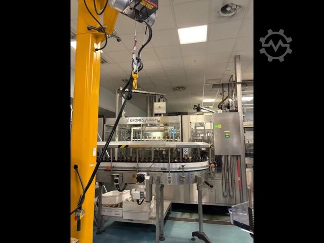Used KRONES  glass bottling line - 18000 BPH Gassner 