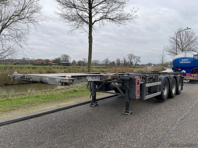 Container transport Groenewegen 30CC-14-27 20/30 FT Tank / ADR / Lift-Axle / NL...