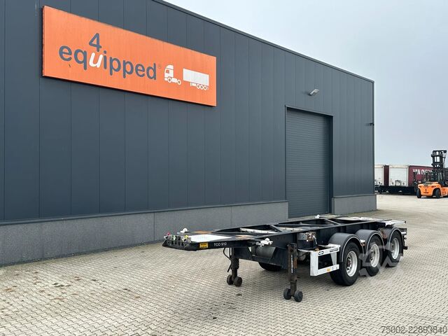 Transport av containere Van Hool 20FT ADR CHASSIS / empty weight 3.300kg / SAF D...