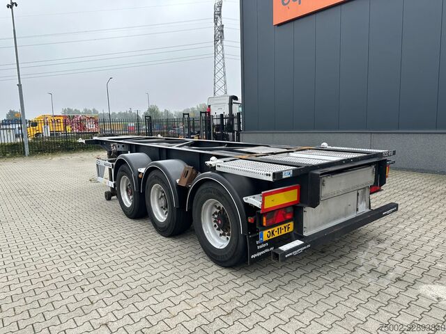 Transport av containere Van Hool 20FT ADR CHASSIS / empty weight 3.300kg / SAF D...