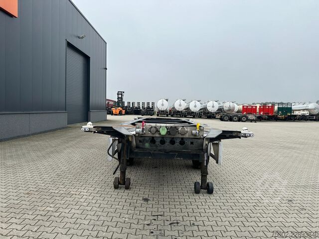 Transport av containere Van Hool 20FT ADR CHASSIS / empty weight 3.300kg / SAF D...
