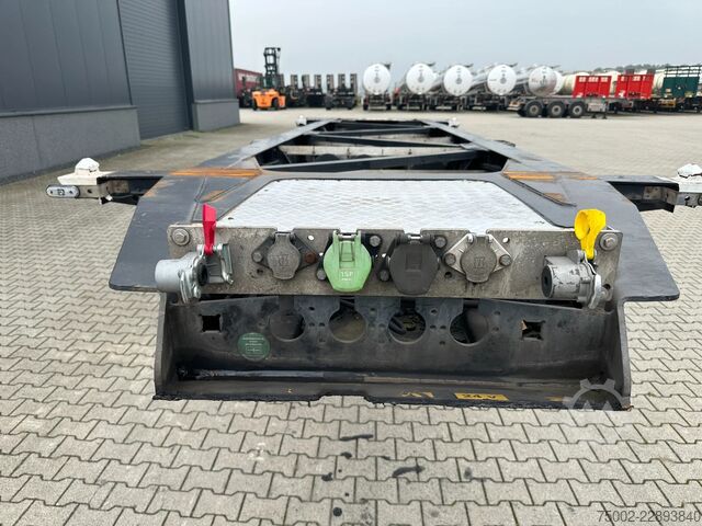 Transport av containere Van Hool 20FT ADR CHASSIS / empty weight 3.300kg / SAF D...
