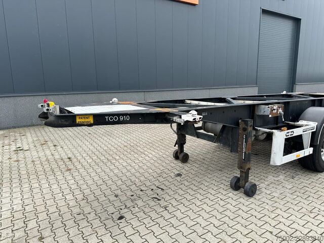 Transport av containere Van Hool 20FT ADR CHASSIS / empty weight 3.300kg / SAF D...