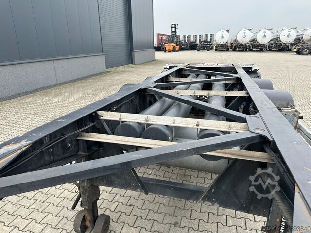 Transport av containere Van Hool 20FT ADR CHASSIS / empty weight 3.300kg / SAF D...