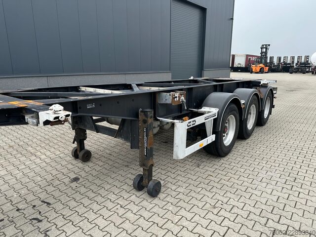 Transport av containere Van Hool 20FT ADR CHASSIS / empty weight 3.300kg / SAF D...