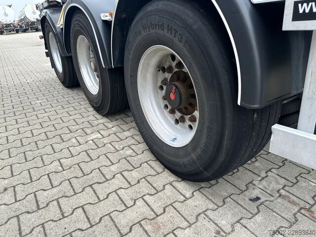 Transport av containere Van Hool 20FT ADR CHASSIS / empty weight 3.300kg / SAF D...