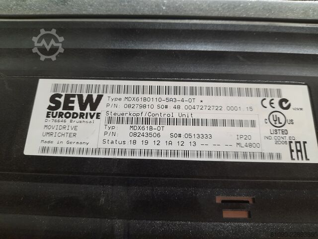 SEW-EURODRIVE inverter SEW-EURODRIVE MDX61B-0110-5A3-4-00