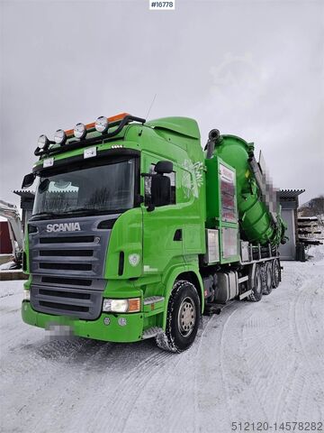 Scania R420 tridem 8x4 super suction w/only 1 owner