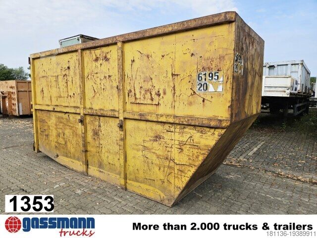 滚桶  Absetzcontainer ca. 17m³ offen mit Flügeltüren