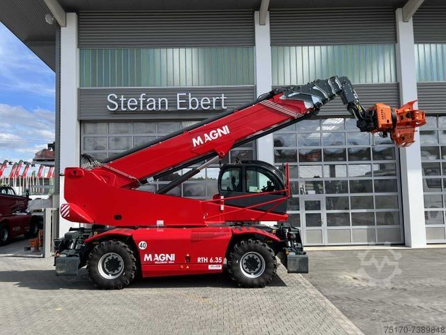 Телескопический погрузчик MAGNI Magni RTH 6.35 SH / Fällkran / Westtech CS750
