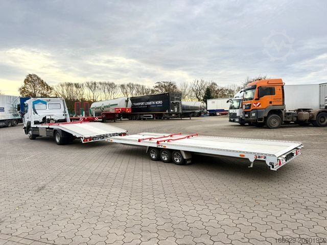 Autotransporter MERCEDES-BENZ Atego 918L Autotransporter mit BFZ Anhänger
