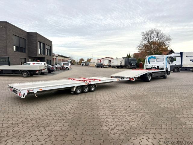 Autotransporter MERCEDES-BENZ Atego 918L Autotransporter mit BFZ Anhänger