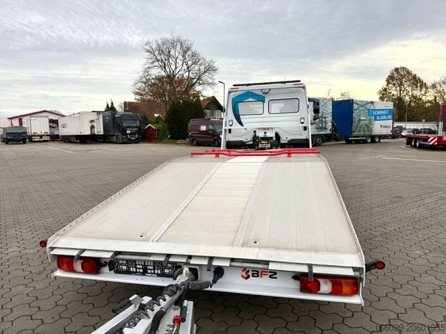 Furgon samochodowy do przewozu aut MERCEDES-BENZ Atego 918L Autotransporter mit BFZ Anhänger