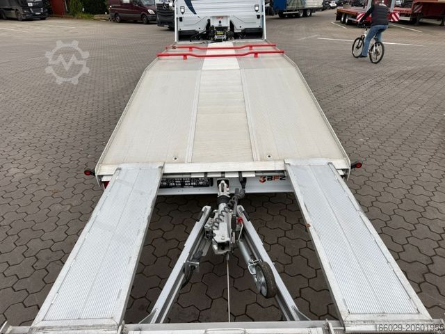 Furgon samochodowy do przewozu aut MERCEDES-BENZ Atego 918L Autotransporter mit BFZ Anhänger