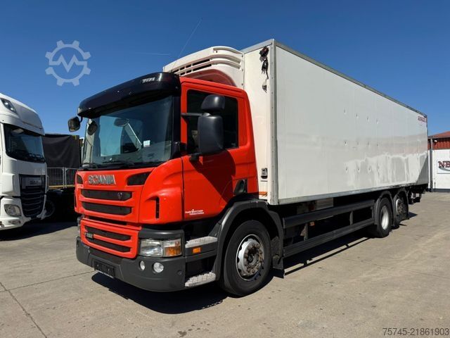 Rashladni kamion SCANIA P 280 Kühlkoffer mit BÄR Ladebordwand / Kiesling