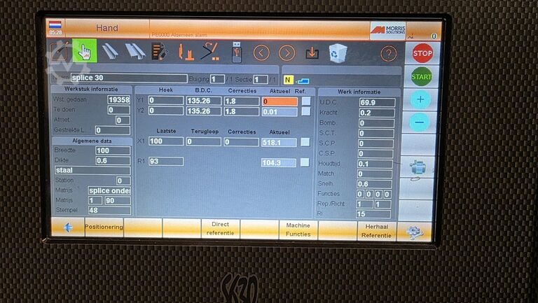 Press brake 40 Ton x 2000mm with Esa 630 control Imal e3a