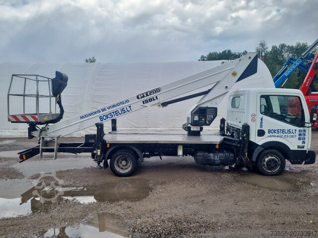 Монтирана на камион въздушна работна платформа Isoli PT200 on Nissan NT400