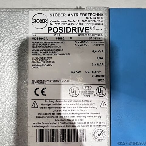 Elektronik / SPS-Steuerungen STÖBER MDS5040A/L