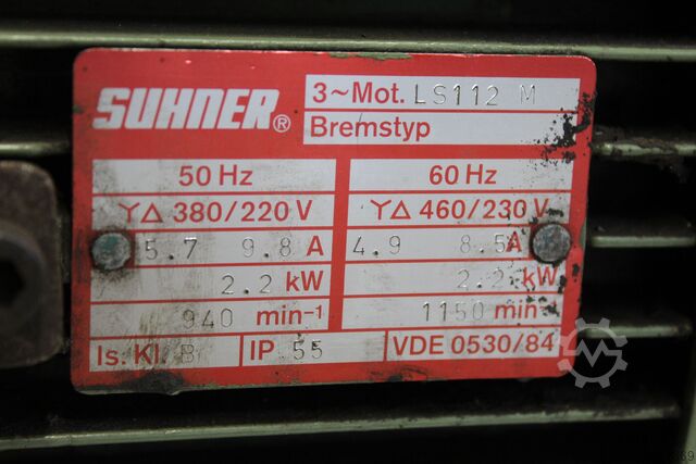 Unidad de perforación con cabezal de perforación de doble husillo Suhner Sumatic BEM 20 + Polydrill Bohreinheit
