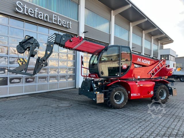 Teleskopický manipulátor MAGNI Magni RTH 6.26 / nur 849h ! / Gabel / 6 t Winde