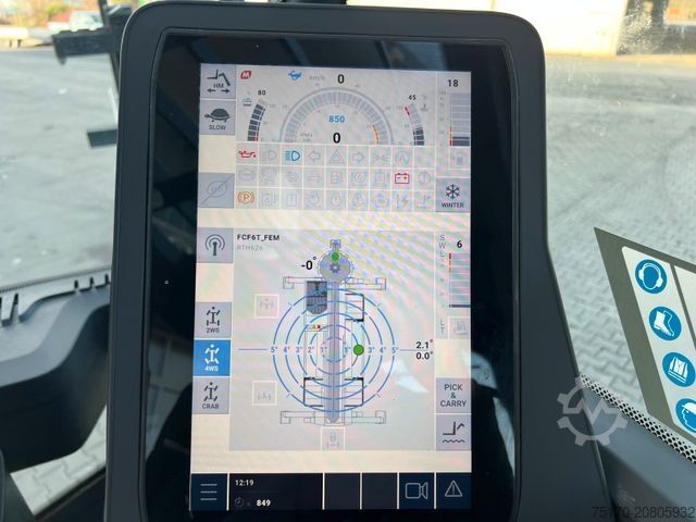 Teleskopický manipulátor MAGNI Magni RTH 6.26 / nur 849h ! / Gabel / 6 t Winde