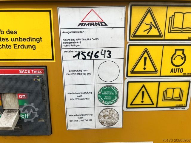 Iný CATERPILLAR DE200E3 Stromerzeuger / 180KVA / 2017 / 12.921h